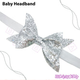 Baby Headband for Baby Hair Accessories for infant (Silver)